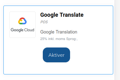 Google Translate App for PIM